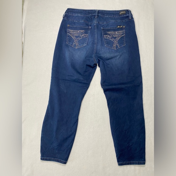 Seven7 Ankle Skinny Skin Fit Denim Jeans Size 16 #1336 - Picture 6 of 13
